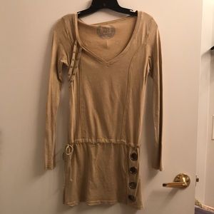 Camel cotton dress, never worn